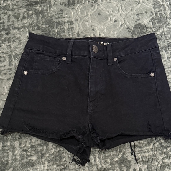 American Eagle Outfitters Pants - American Eagle Outfitters Black High Rise Shorties